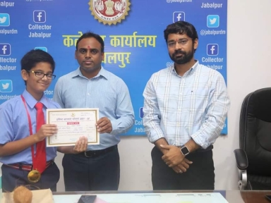 PSY Meritorious honor in Jabalpur Collectorate